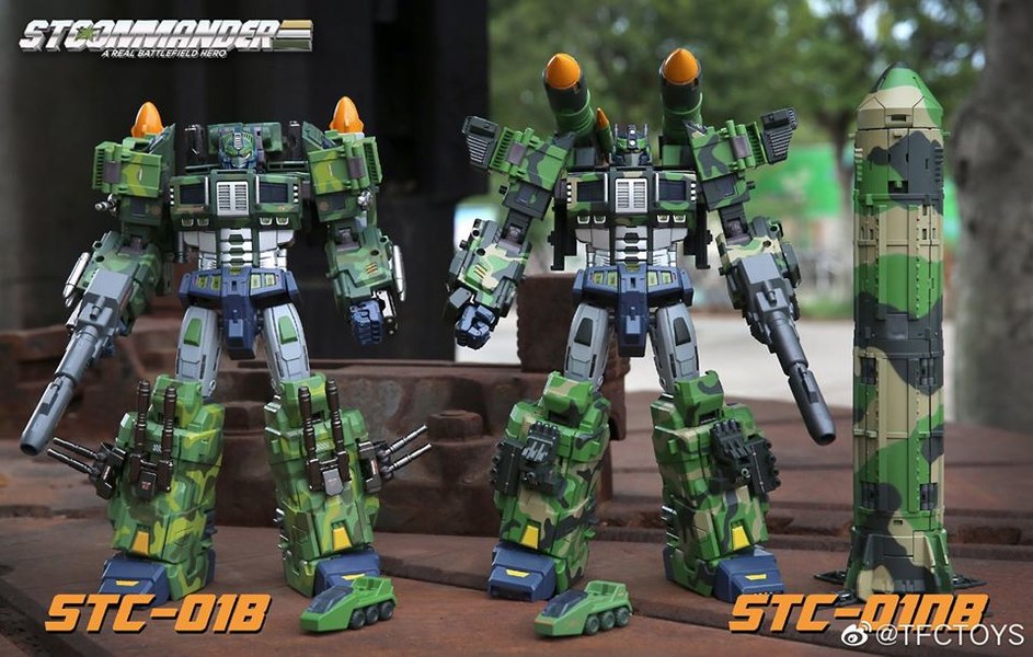 TFC Toys ST Commander Nuclear Blast Version Armor and Base Mode Images